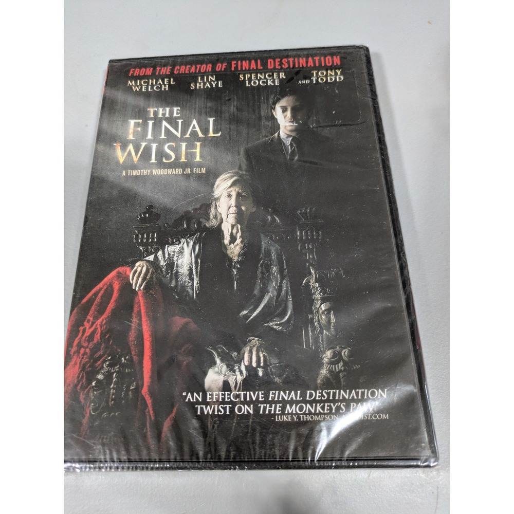 The Final Wish DVD 2019 Horror Movie Lin Shaye Tony Todd New Sealed ST6104